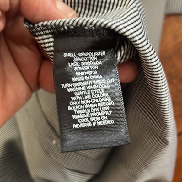 Eci New York black lace button up shirt - Picture 6 of 13